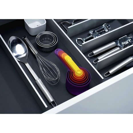 Joseph Joseph Nest Maatlepels Paars/Geel/Oranje/Rood