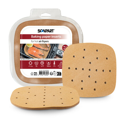 Scanpart Airfryer Filter 16x16 cm 100 Stuks