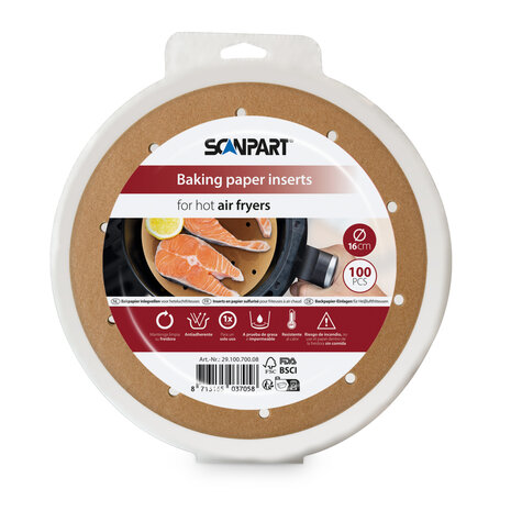 Scanpart Airfryer Filter 16 cm 100 Stuks