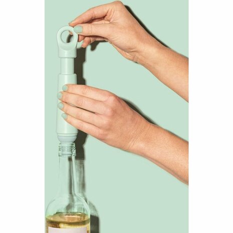 Vacuvin Wijnstopper Jade Groen