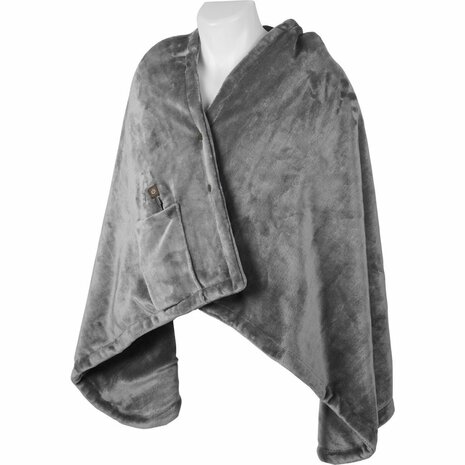 Tristar BW-4788 Draadloos Warmtedeken 150x80 cm Grijs/Fleece