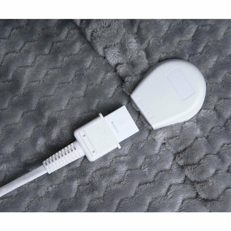 Tomado TEB1803G Elektrische Omslagdeken 180x130 cm Grijs/Fleece