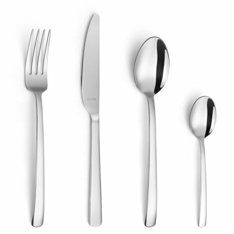 Amefa Pontis Bestekset 24-delig Zilver/RVS