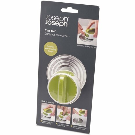 Joseph Joseph Can-Do Compacte Blikopener Groen/Wit