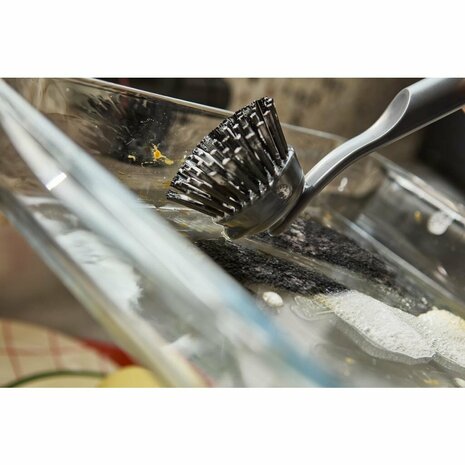 Joseph Joseph SkinTech Afwasborstel + Vervangbare Borstelkop Antraciet