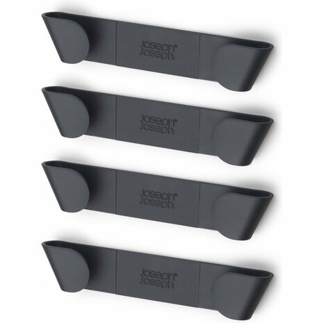 Joseph Joseph CupboardStore Pan&shy;dekselhouders 4 Stuks Antraciet