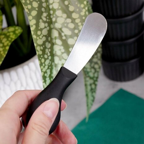 Botermesje 12.5 cm RVS/Zwart