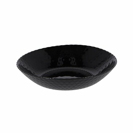 Diep Bord Pampille 20 cm Glas/Zwart