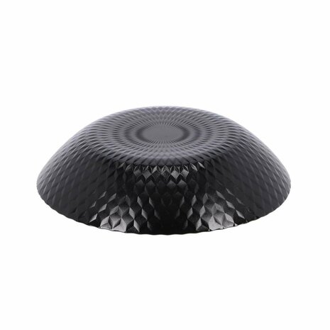 Diep Bord Pampille 20 cm Glas/Zwart