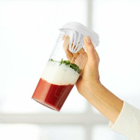 Rotho LOFT Shaker met Citruspers 1L Wit/Transparant