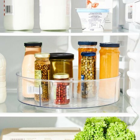 Rotho Draaiplateau voor de Koelkast 29x7 cm Transparant