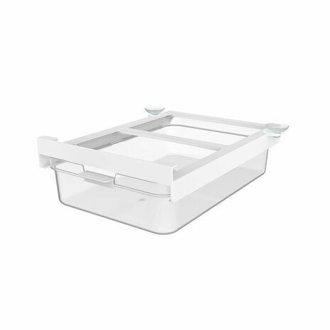 Rotho CAUMA Koelkastorganizer Schuiflade 23x28.1x8.2 cm 2.6L Wit/Transparant