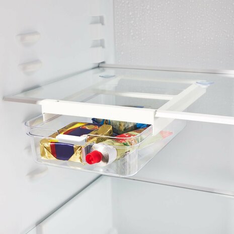 Rotho CAUMA Koelkastorganizer Schuiflade 23x28.1x8.2 cm 2.6L Wit/Transparant