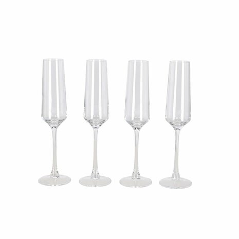 Daily Home Champagneglazen 190 ml 4 Stuks Transparant