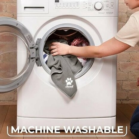 Vileda PetPro Microvezelhanddoek XL met Honingraatstructuur Grijs