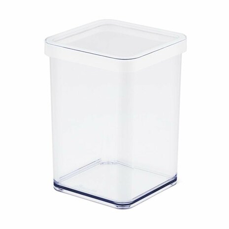 Rotho LOFT Bewaardoos 10x10x14.2 cm 1L Wit/Transparant