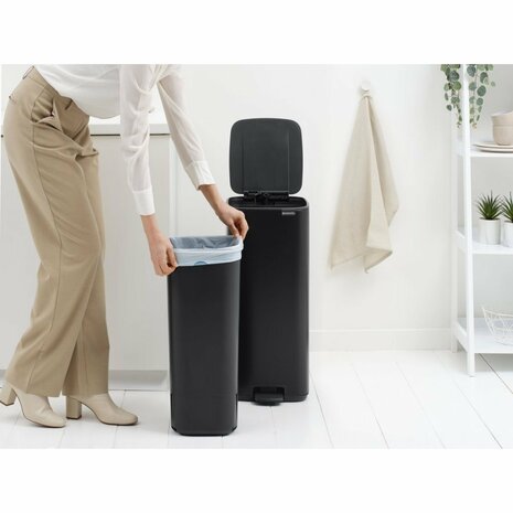 Brabantia Bo Pedaalemmer 30L Matt Zwart