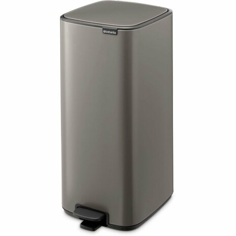Brabantia Bo Pedaalemmer 30L Platinum