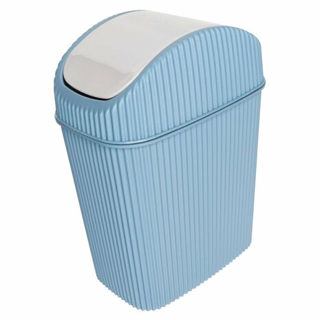 Alythia Tafelafvalbak met Zwaaideksel 2.5L Blauw/Wit