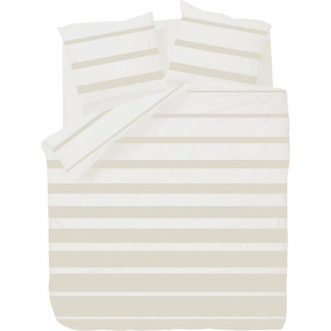 Ten Cate Dekbedovertrek Celia Summer Sand 240x200-220 cm Katoen/Wit/Zand