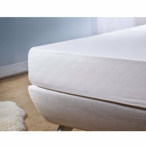 Ten Cate Molton Hoeslaken 160x200 cm Wit/Katoen
