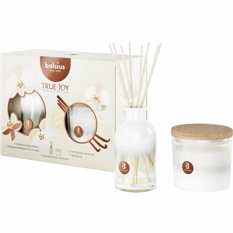 Bolsius Giftset True Joy Vanilla 2-delig