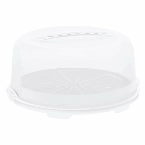 Rotho Fresh Taartdoos 35.5x16.5 cm Wit/Transparant