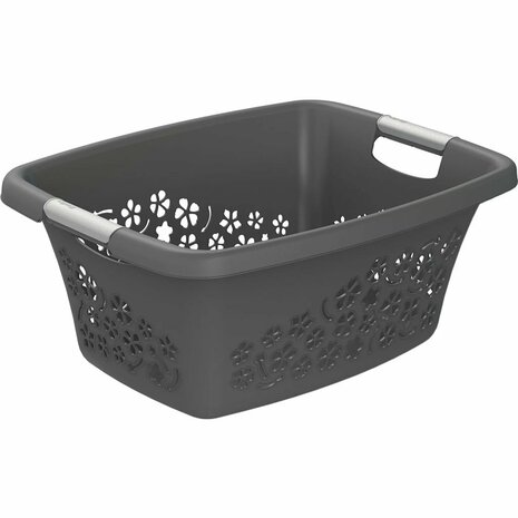 Rotho Flowers Wasmand 25L Antraciet