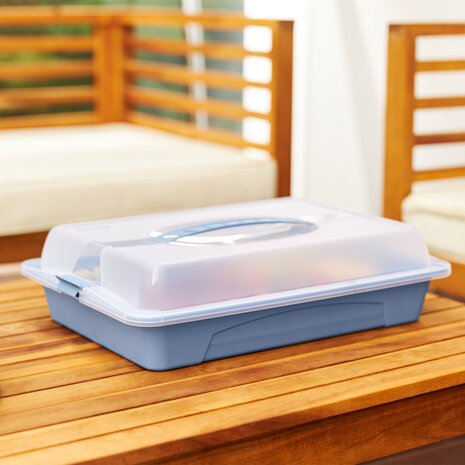 Rotho Fresh Partybutler Serveertray Cool &amp; Horizon Blauw