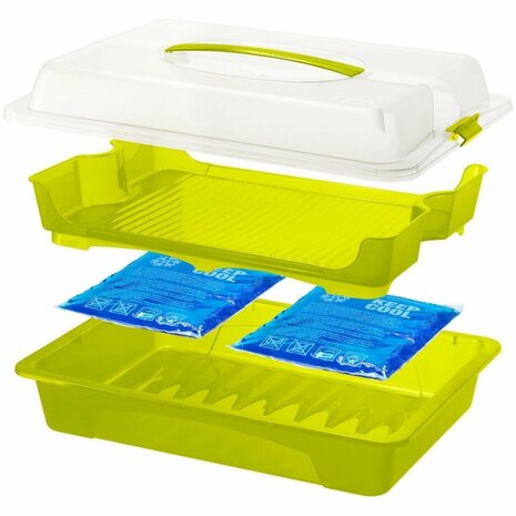 Rotho Fresh Partybutler Serveertray 43.5x11x29.5 cm Wit/Transparant