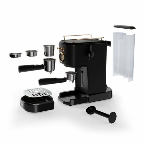 Princess E249417 Espresso Machine Zwart/Goud