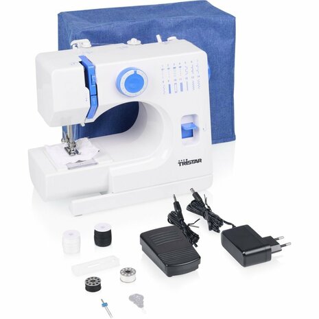 Tristar SM‑6003 Naaimachine Wit/Blauw