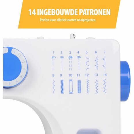 Tristar SM‑6003 Naaimachine Wit/Blauw