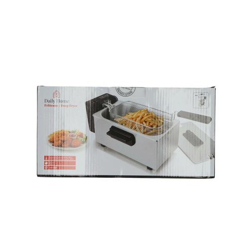 Daily Home Friteuse 3L RVS/Zwart
