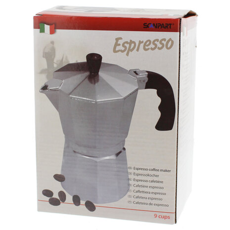 Scanpart Percolator 9 Kops Aluminium