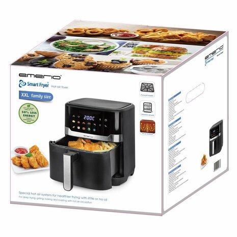 Emerio AF-132658.3 Heteluchtfriteuse 6.5L 1700W Zwart