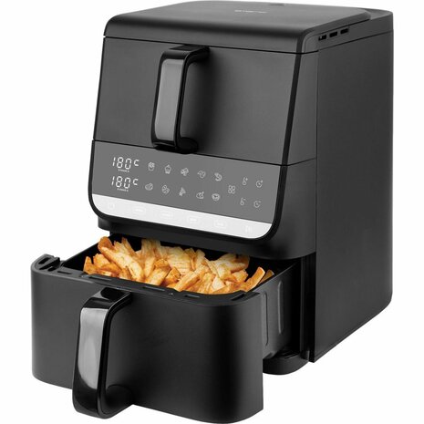 Emerio AF-133542 Heteluchtfriteuse 3.5L + 6.5L 2500W Zwart