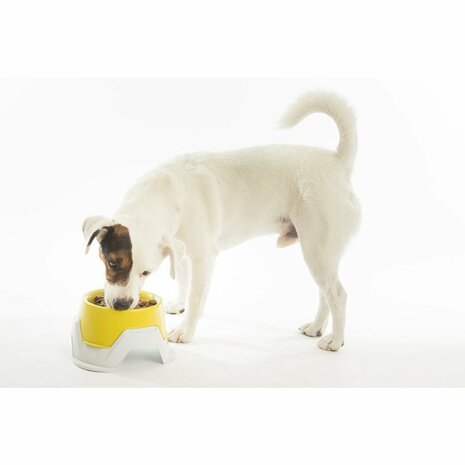 Bama Pet Voederbak Stapelbaar 19x10-13 cm Assorti