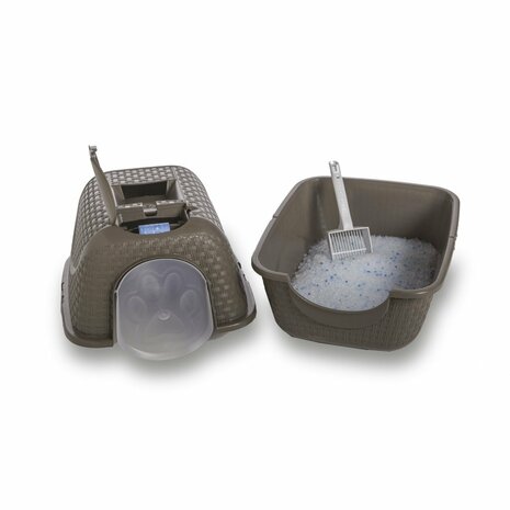 Bama Pet Kattenbak 41.8x50.5x39.6 cm Taupe