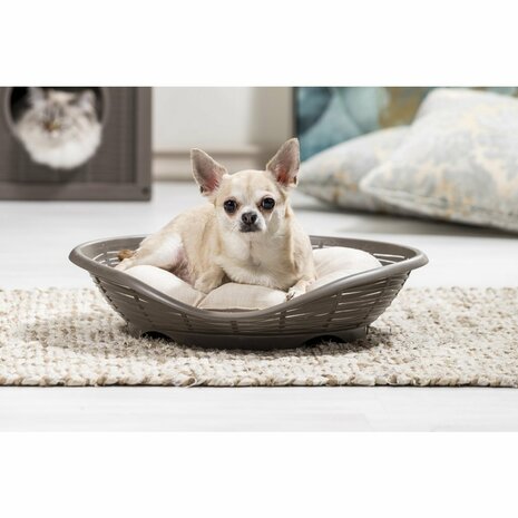 Bama Pet Pasha Mand 48x46x11 cm Taupe