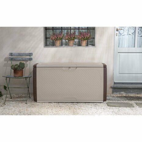Bama Mettitutto Container 350L 122x56x63 cm Beige/Taupe