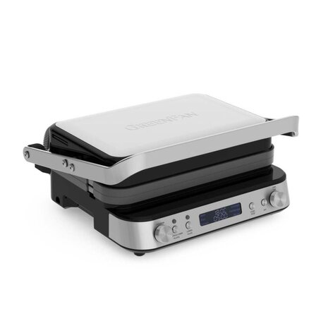 GreenPan Bistro Contactgrill Zilver/Zwart
