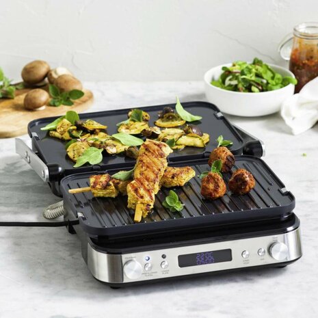 GreenPan Bistro Contactgrill Zilver/Zwart