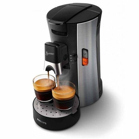 Philips CSA250/10 Senseo Intensity Plus Koffiepadmachine Zwart/RVS