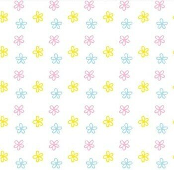 Duni Paasservet Bloemen Multi 33x33 cm