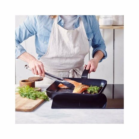 GreenPan Essence Grillpan Vierkant 28x28 cm Zwart