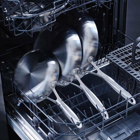 GreenPan Geneva Koekenpan 28 cm RVS/Zwart