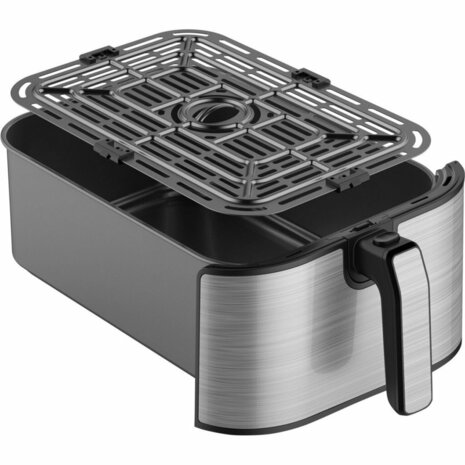 Inventum GF801HLDB Airfryer 8L 1700W Zwart/RVS