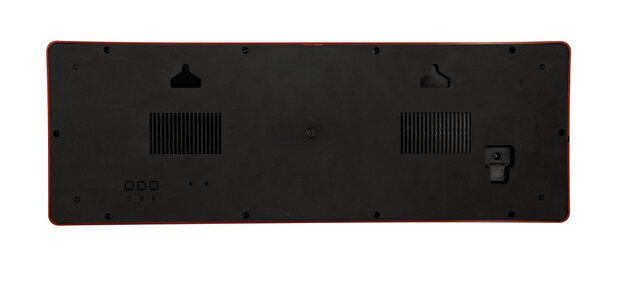 NeXtime NE-3059 Wandklok 51.5 X 18 X 4.5 Cm, Plastic, 'Big D'