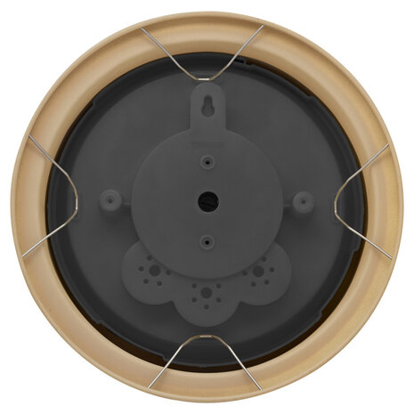 NeXtime NE-4302BR Buitenthermometer 22CM Metaal Bruine Lily